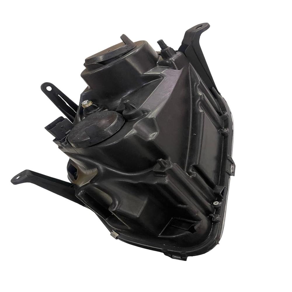 K D Headlight Assembly For Duster Chrome 110 (Without Adjustable Motor) 2012-2015 Big Bracket Type 2 - Body Material: Plastic