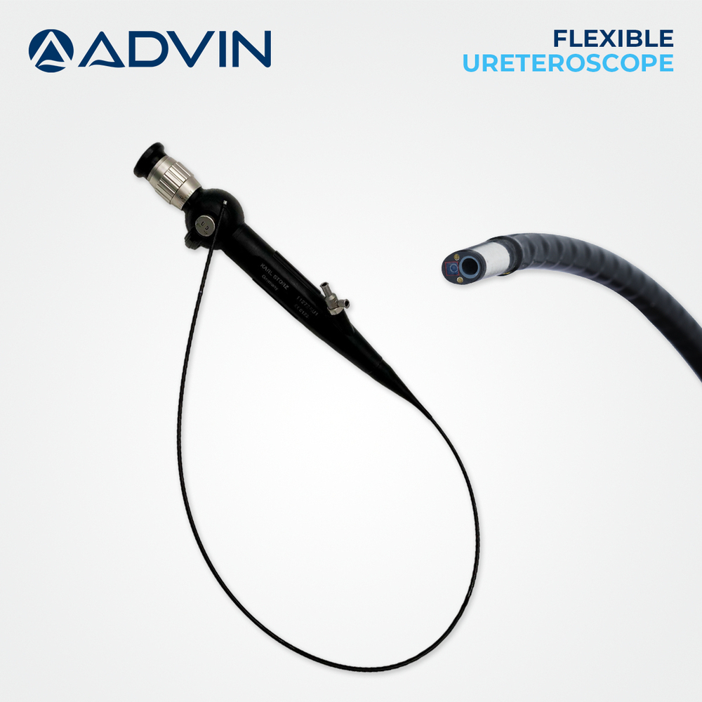 Urology Flexible Ureteroscope Advin - High-quality Material | Flexible Navigation, High-resolution Optics, Durable Design, International Standards