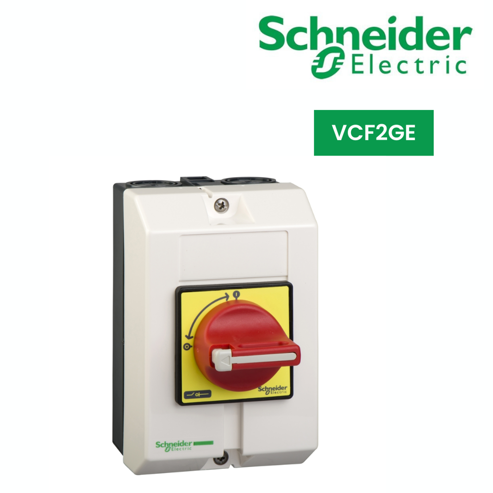 VCF2GE-TeSys Vario enclosed, emergency switch disconnector, 32A, IP65