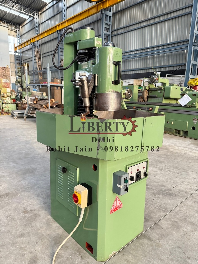 Delta LC-400 Vertical Rotary Surface Grinder Machine - Magnetic Table Diameter 400 mm, Max. Job Height 185 mm, 6 Segmented Wheel Cup Type, Equipped with Wheel Dresser, Coolant Tank and Pump
