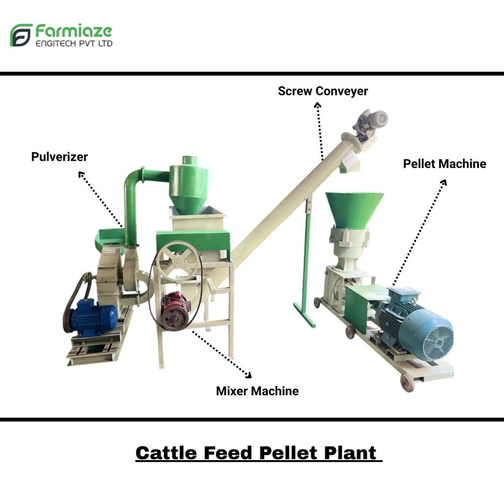 10hp Animal Feed Plant Machinery - Automatic Grade: Semi-automatic