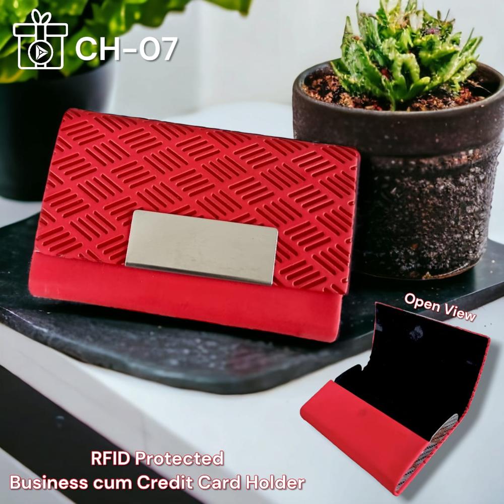 Rfid Protected Business/credit Card Holder - Color: Customized