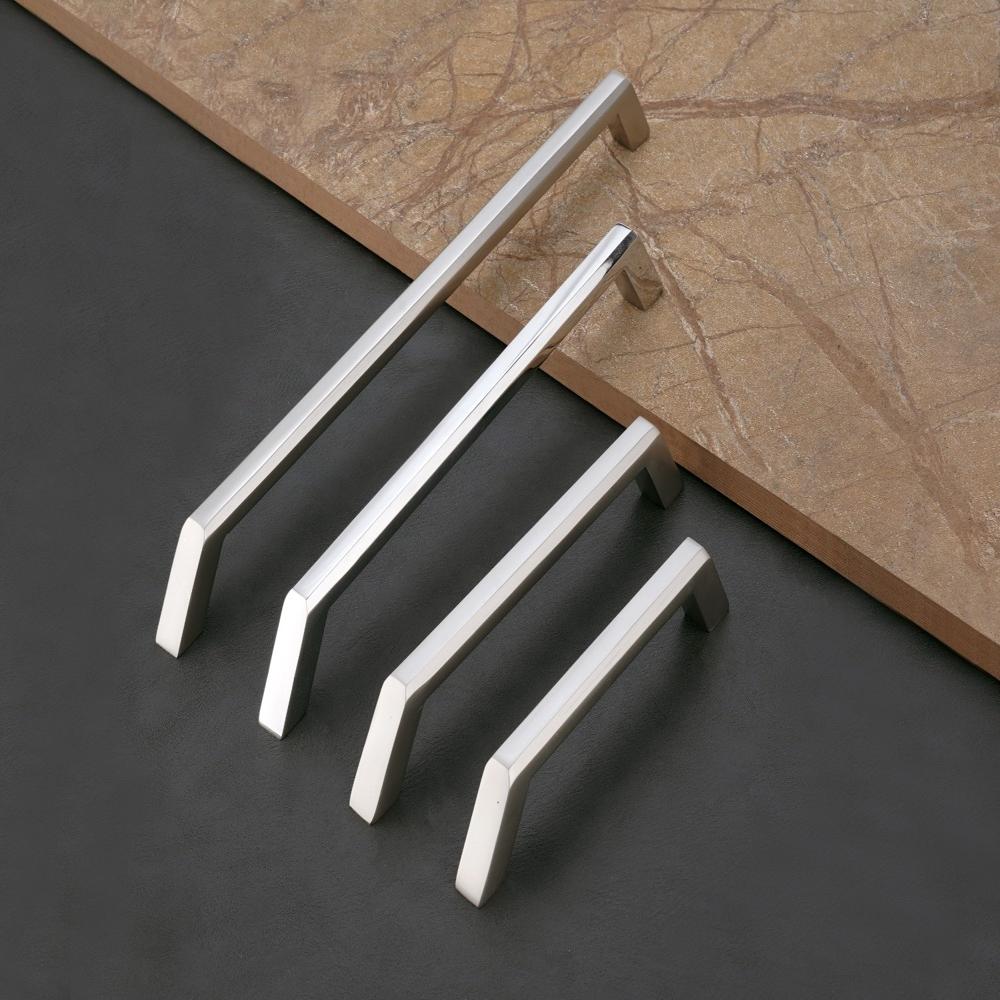 Stainless Steel Cabinet Handle - Color: Glossy