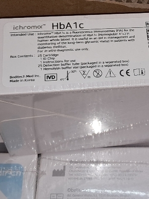 I Chroma 3 HbA1C kit  Immunoassay