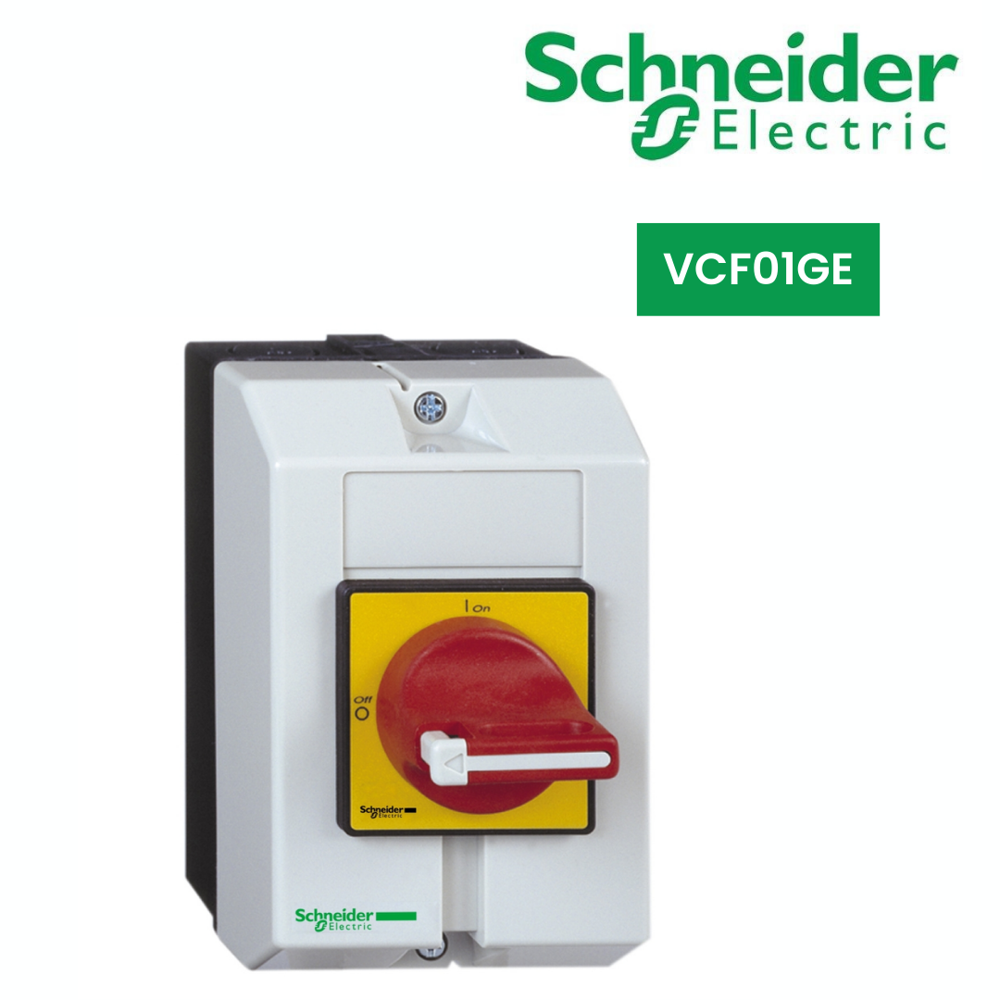 VCF01GE-TeSys Vario enclosed, emergency switch disconnector, 16A, IP65