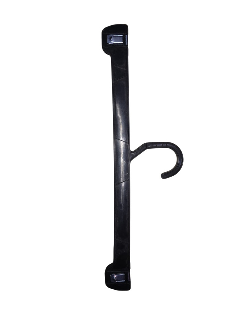 Plastic Bottom Hanger - Color: Black
