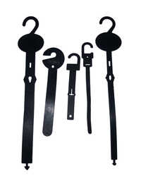 Plastic Belt Hanger - Color: Black