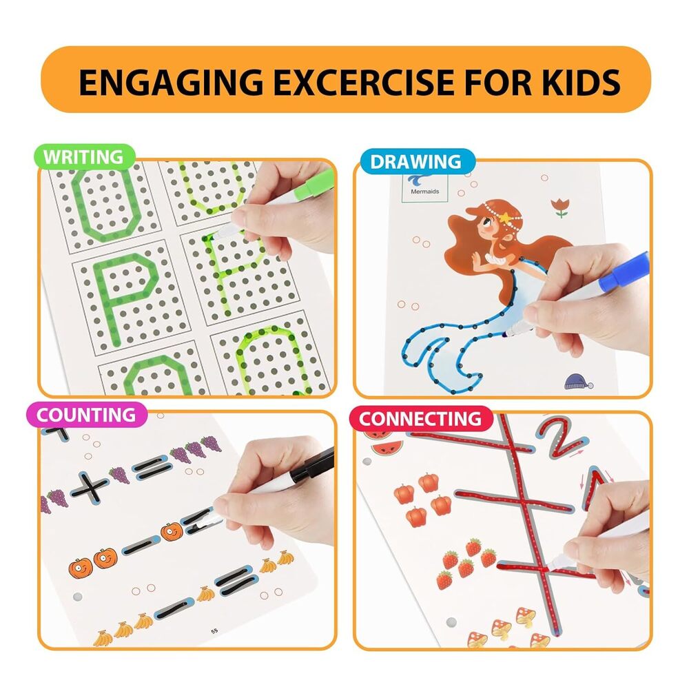 Hand Writing Pen Control Training Book