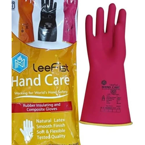 Electrosoft Class 00 Electrical Hand Gloves - Color: Pink