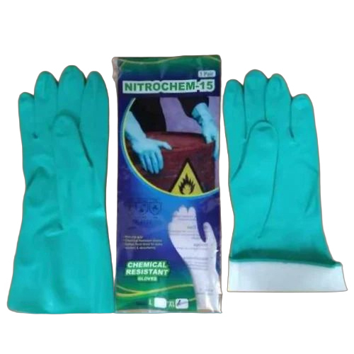 Nitrochem 15 Gloves - Color: Green