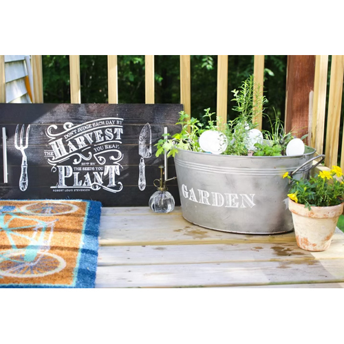 Galvanized Planters - Color: Various Available