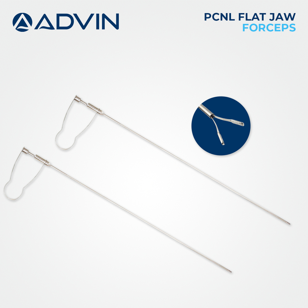 PCNL Flat Jaw U Handle Forceps Advin