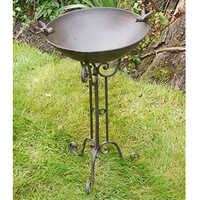 Metal Bird Bath - Color: Various Available