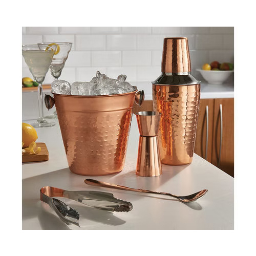 5 Piece Copper Cocktail Shaker Gift Set - Color: Various Available