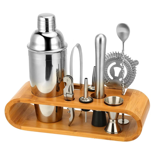 Stainless Steel 304 Cocktail Shaker Set - Color: Various Available