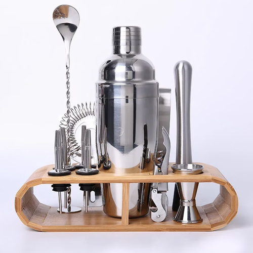 Bartending Kit Cocktail Shaker Set - Color: Various Available