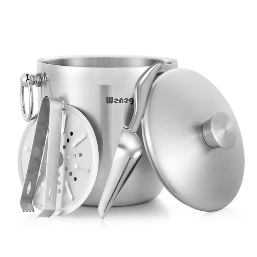 Chrome Double Wall Ice Bucket - Color: Various Available