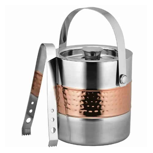 Hammered Double Wall Ice Bucket - Color: Various Available