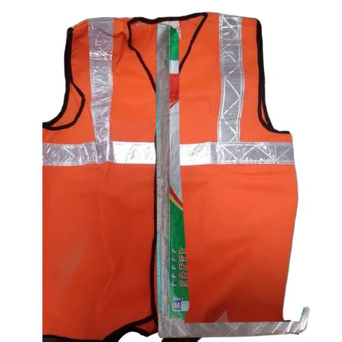 Reflective Safety Vest - Color: Orange
