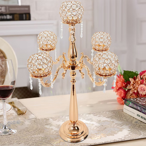 5 Lights Candle Holder - Color: Different Available