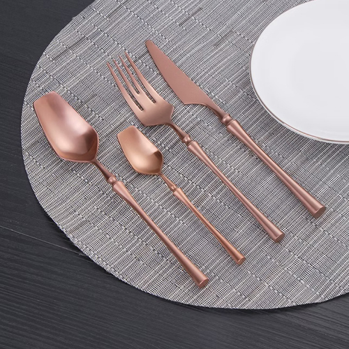 Rose Gold Cutlery Set - Color: Different Available