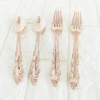 Rose Gold Luxury Cutlery - Color: Different Available
