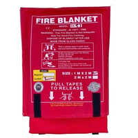 Fiberglass Fire Blanket - Color: Red