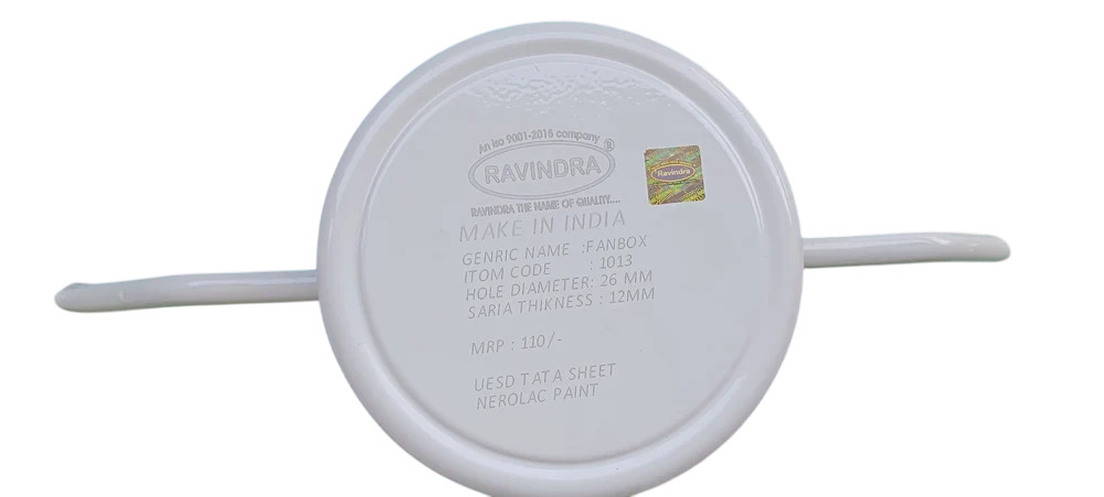 02_Ravindra Concealed Metal Boxes - Application: Fan Fitting