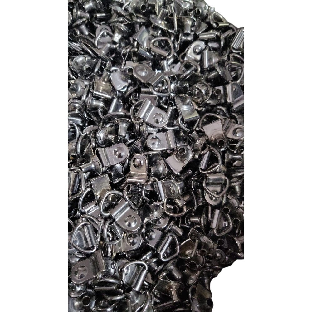 D Ring Button Iron Eyelets - Color: Various Available