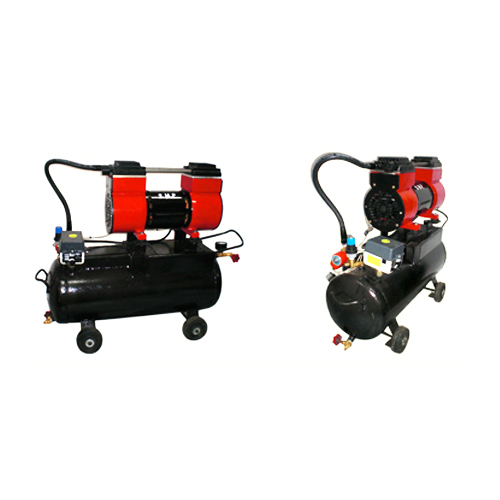 Hs - Wp Iii Oil Free Compressors With 2Hp Vacuum Pump - Color: Red And Black