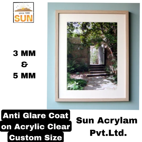 Clear Acrylic Sheet Photo Frame - Size: 10X12 Inch