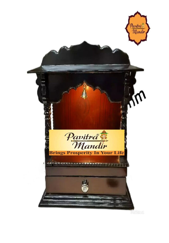 15" X 9" X 21" Burma Teakwood Temple (Rosewood Polish) - Color: Brown