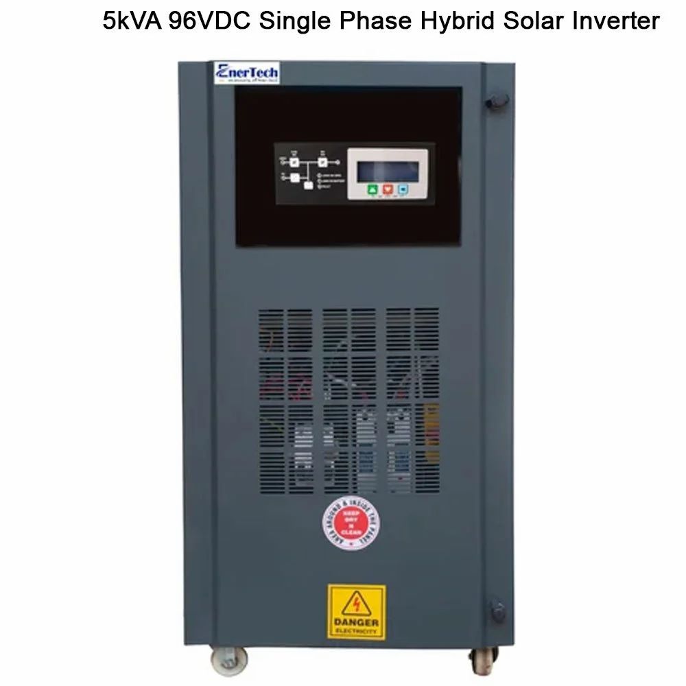 Up To 1500 Va 5Kva 96Vdc Single Phase Hybrid Solar Inverter - Application: Commercial