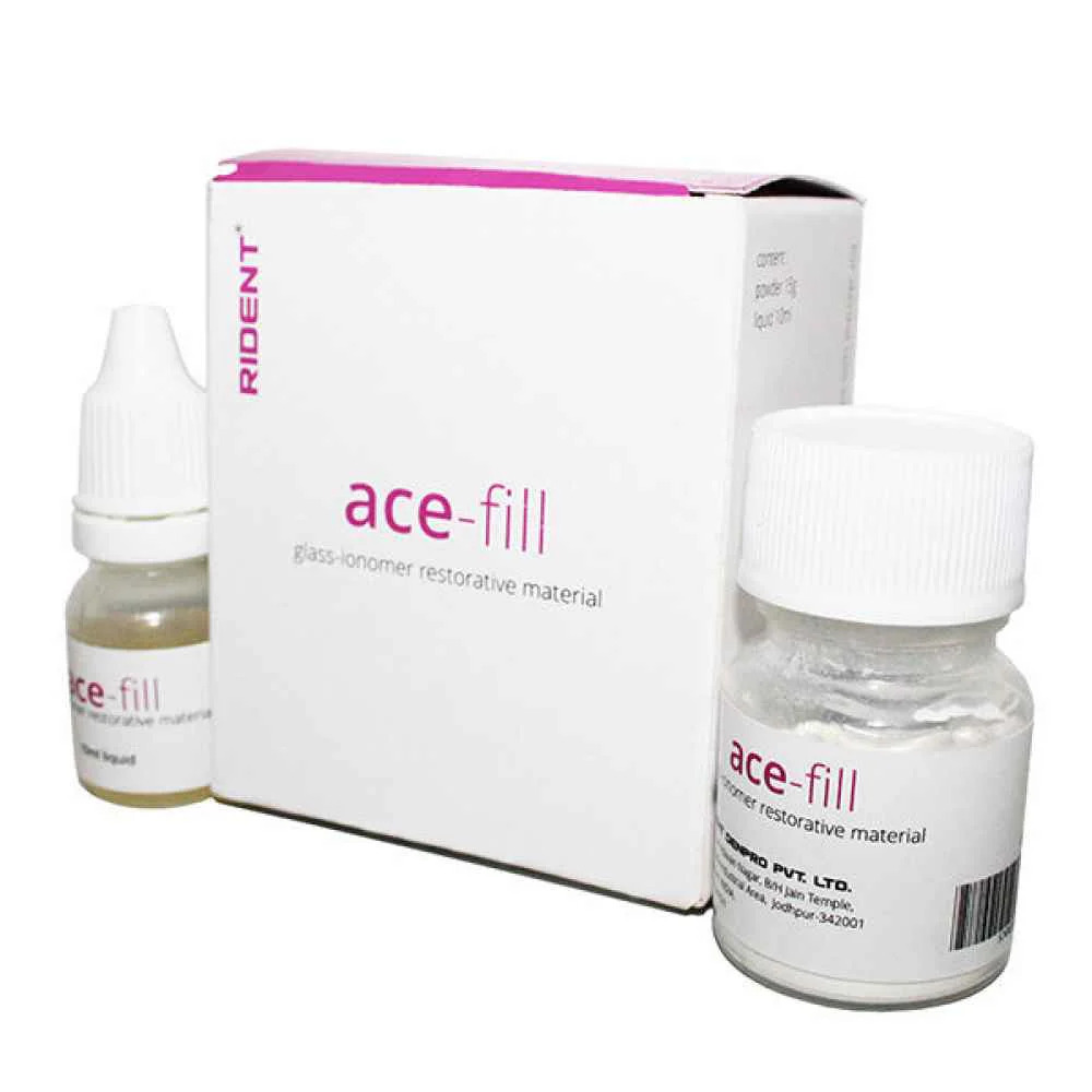 Rident Ace-Fill Glass Ionomer Restorative Material - Application: Clinical