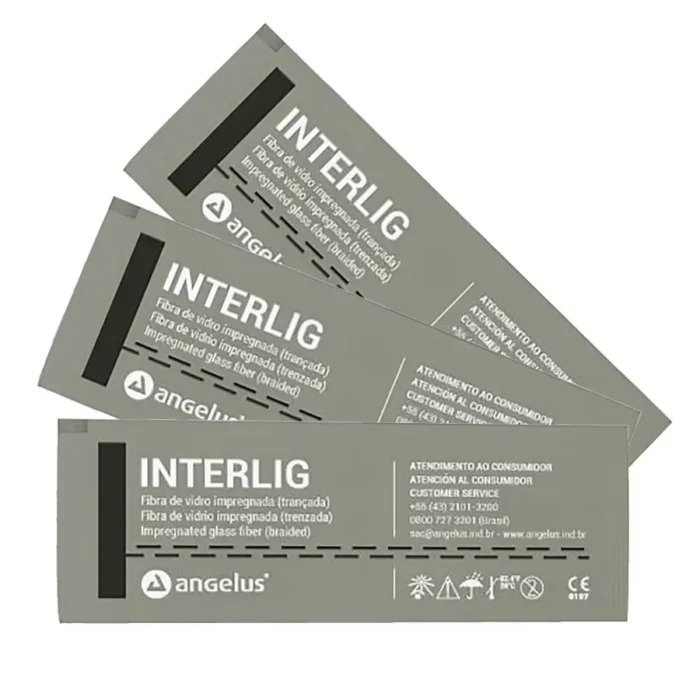 Angelus Interlig Braided Glass Fiber Splint - Application: Clinical