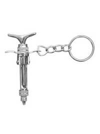 Gdc Key Chain For Dental Cartridge (kcsyr) - Color: Silver
