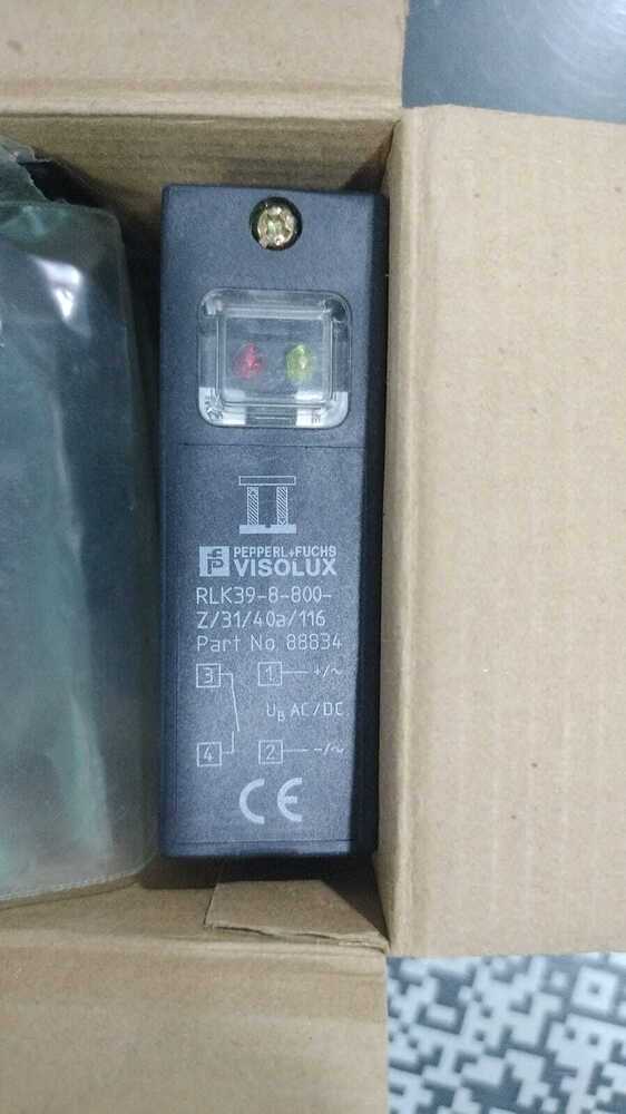 PEPPERL FUCHS PROXIMITY SENSOR, RLK39-8-800-Z/31/40A/116