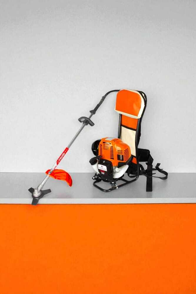 Heavy Backpack Brush Cutter - Finish: Plastic Coated