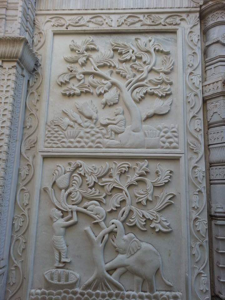 Marble Cnc Carving Works Or Wall Panel - Color: White