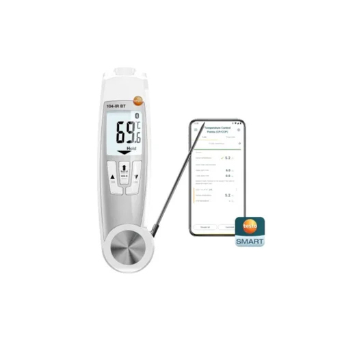 Testo 104-Ir Bt - Infrared-Penetration Thermometer With App Connection - Automation Grade: Manual