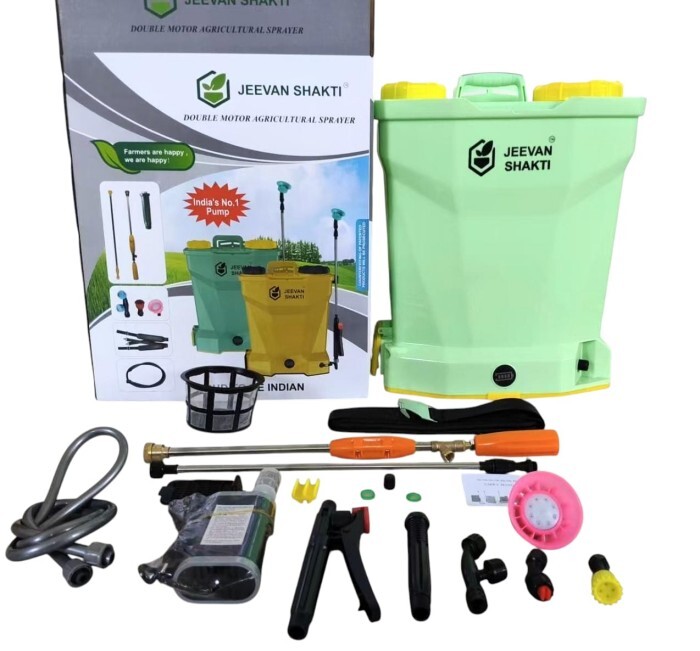 Double Motor Battery Sprayer With Copper Motor - Capacity: 12 Ton