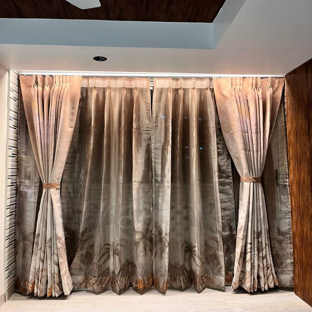 Customised Window Curtain - Color: As Per Requirment