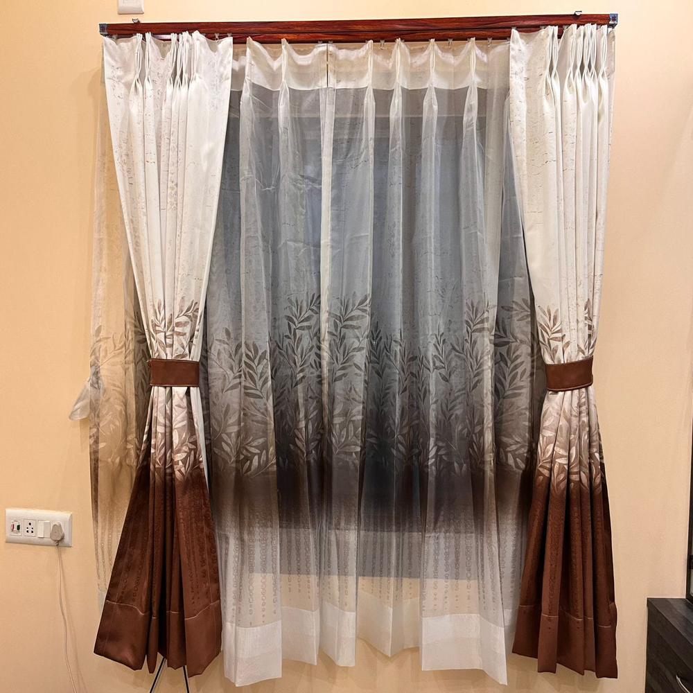 Customised Window Curtain - Color: As Per Requirment
