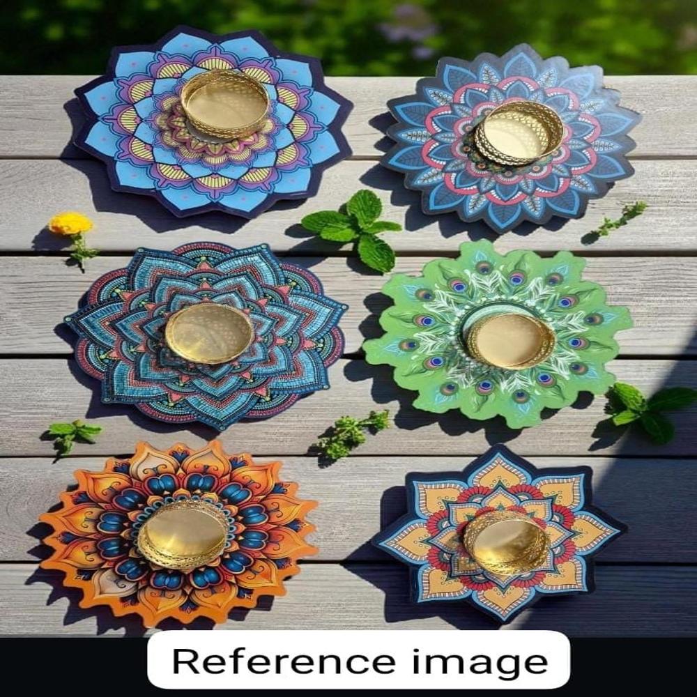 MDF tea light candle holders