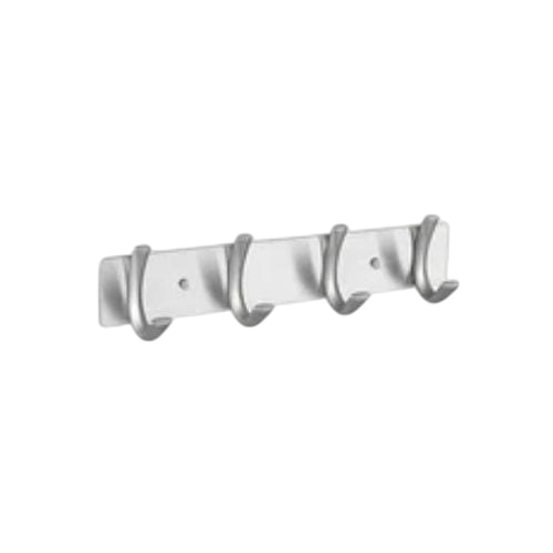 Stainless Steel Wall Mounted Robe Hook - Color: Silver