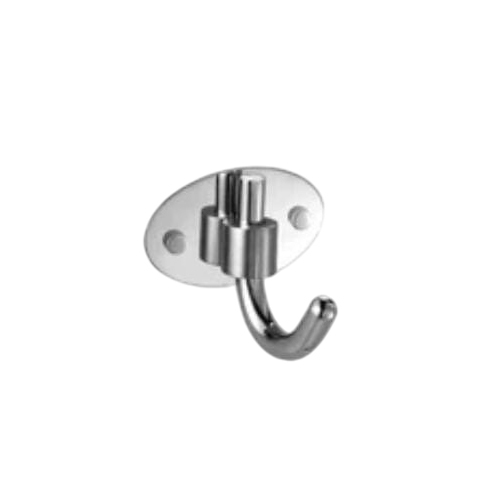 Stainless Steel Wall Coat Hook Cloth Hook For Bedroom - Color: Silver