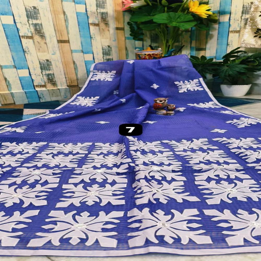 Reshom Kota Applick Sarees