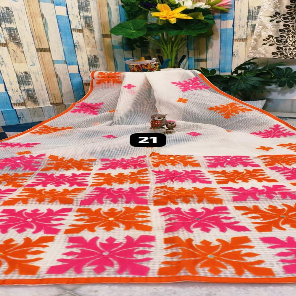 Reshom Kota Applick Sarees