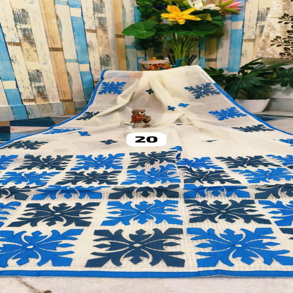 Reshom Kota Applick Sarees