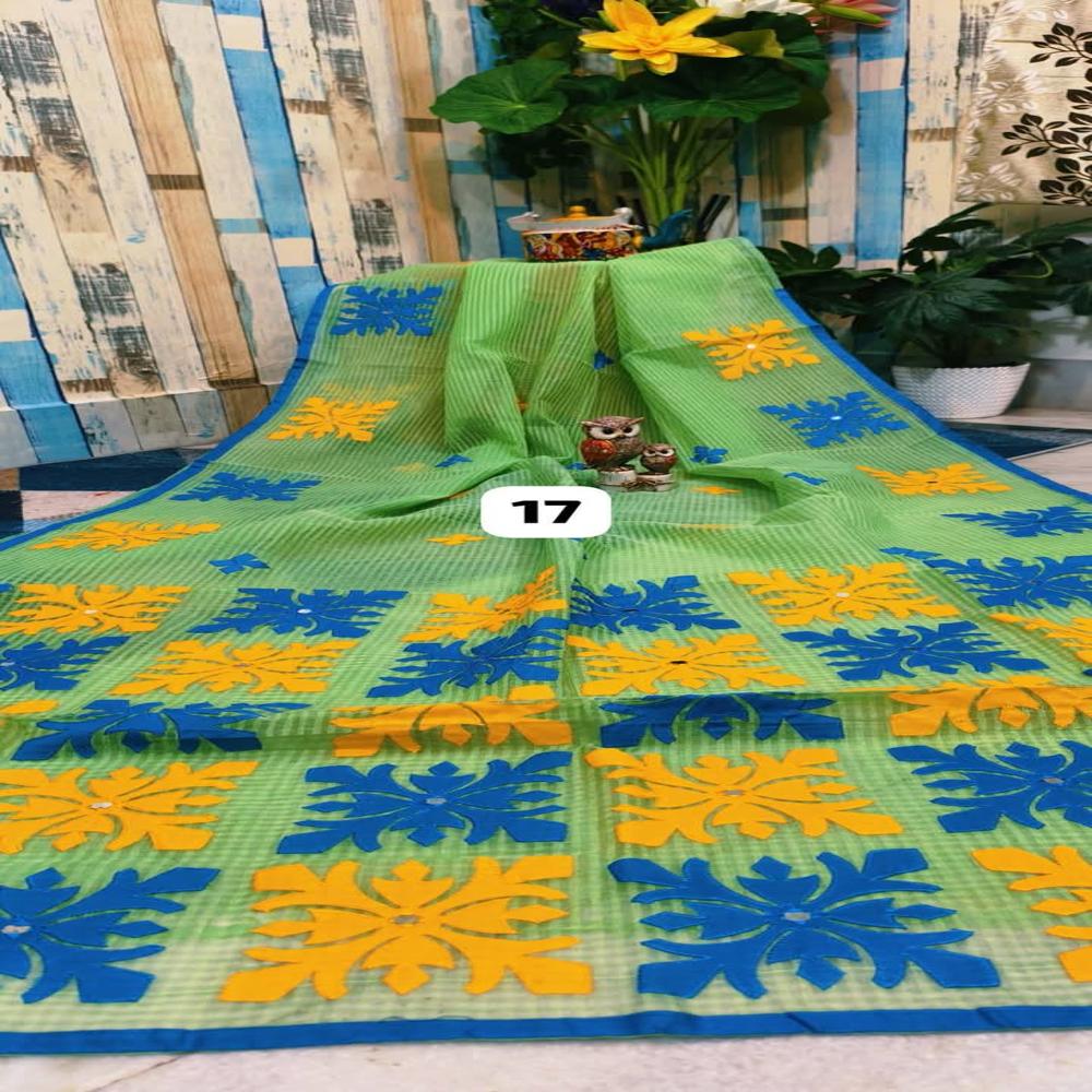 Reshom Kota Applick Sarees